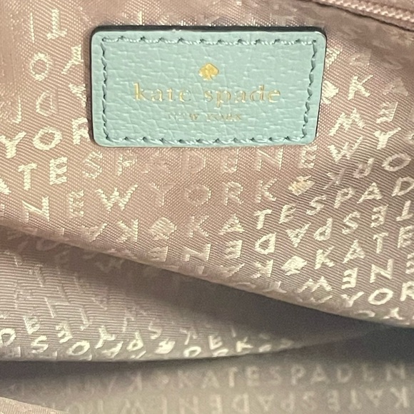 KATE Spade Carli Grove Street Blue Green Dawn Satchel Handbag - Picture 7 of 8